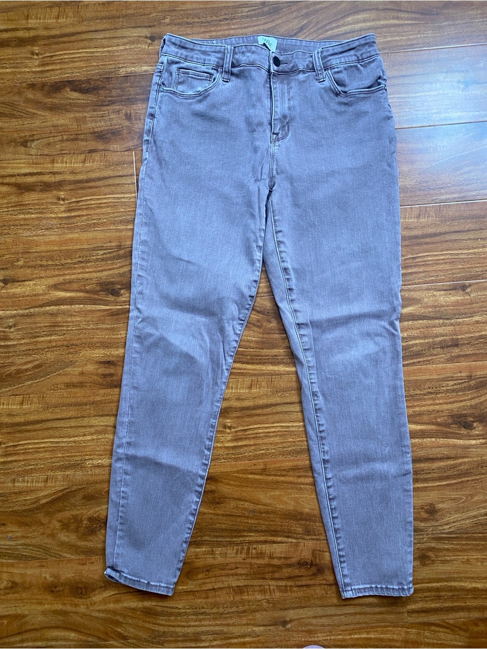 Wash Lab Women's Mauve Midrise Stretch Skinny Jeans Size 30 Casual Streetwear